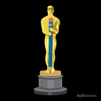Academy Awards Illustration GIF