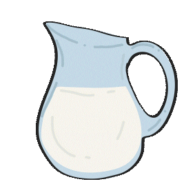 Milk Sticker by JAGO COFFEE