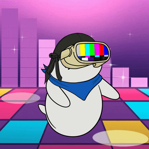 Virtual Reality Dancing GIF by Sappy Seals Community