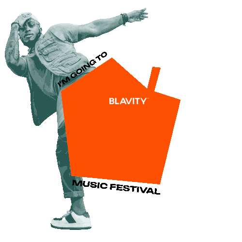 Music Festival Dancing Sticker by Blavity