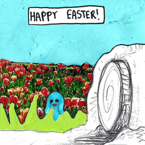 Easter Bunny Jesus GIF by Jimmy Arca