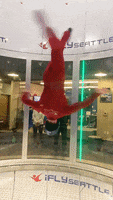 Upside Down Spinning GIF by iFLY Indoor Skydiving