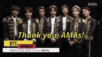 thank you amas american music awards 2018 GIF by AMAs