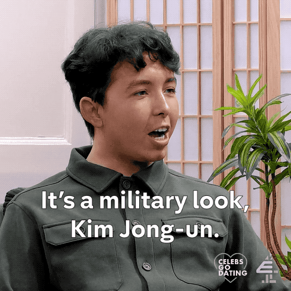 Kim Jong-Un GIF by Celebs Go Dating