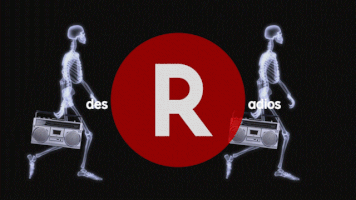Radio Skeleton GIF