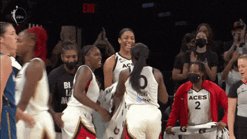 Excited Womens Basketball GIF by WNBA