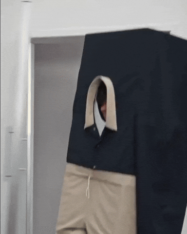 Surprised Fashion Week GIF