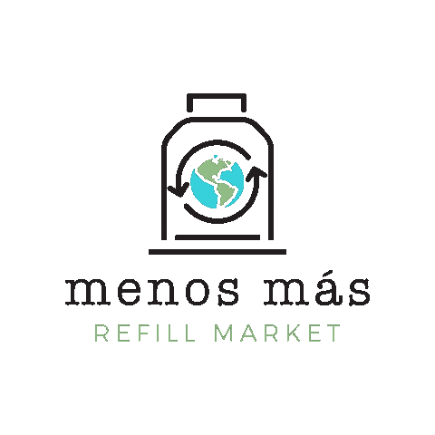 Menos mas refill market Sticker