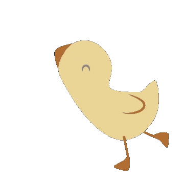 Duck Chick Sticker by Little Dutch