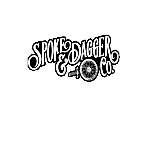 Spoke And Dagger Co. Sticker
