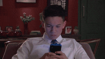 Tech Floating GIF by Hollyoaks