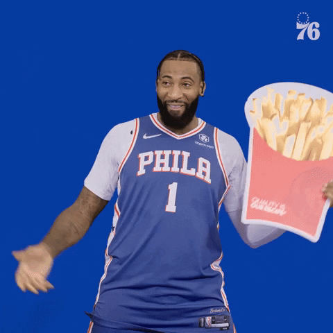 French Fries Sport GIF by Philadelphia 76ers