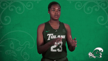 women's basketball pass GIF by GreenWave