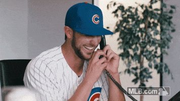 Chicago Cubs Laughing GIF by MLB