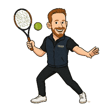 Tennis Sticker by Gasthaus Ogris