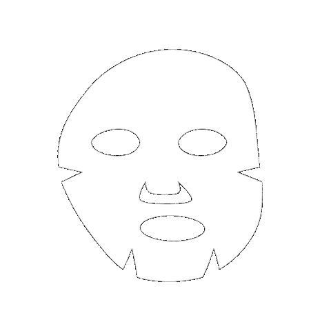 Spa Face Mask Sticker by VIV Wellness