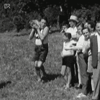 Throwing Black And White GIF by Bayerischer Rundfunk