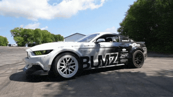 Drifting Ford Mustang GIF