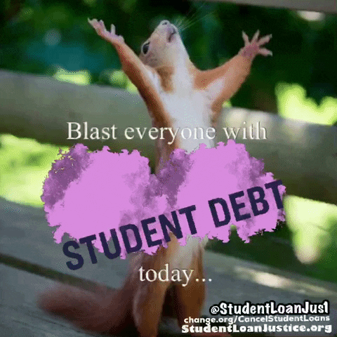 College Cancel GIF by Student Loan Justice