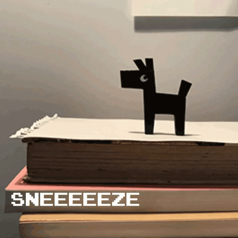 sneeze stop mo GIF by Cap&Pep