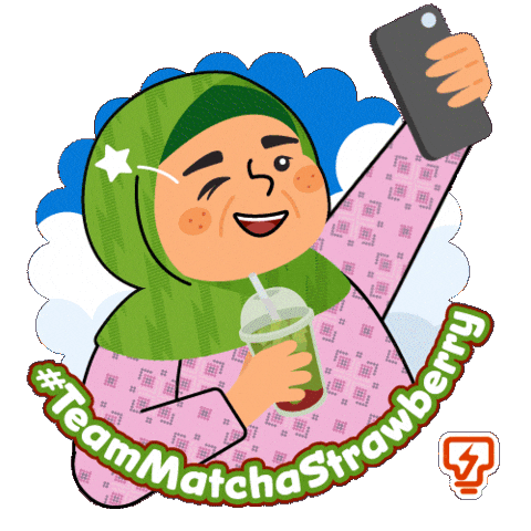 Eid Matcha Sticker by Tenaga Nasional