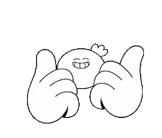 Thumbs Sticker by TheLittleLabs
