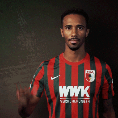 Wave Hello GIF by FC Augsburg 1907