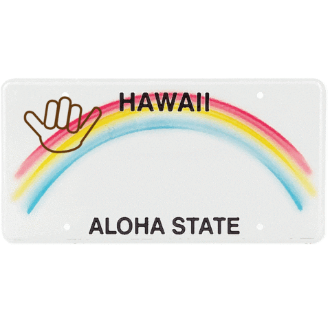 Aloha Sticker by Belle Vie Hawaii