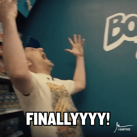 Finally!
