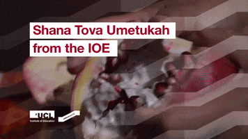 Rosh Hashanah GIF by UCL Institute of Education (IOE)