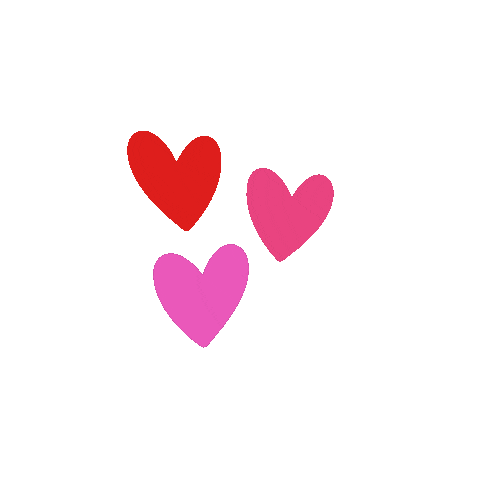 In Love Hearts Sticker