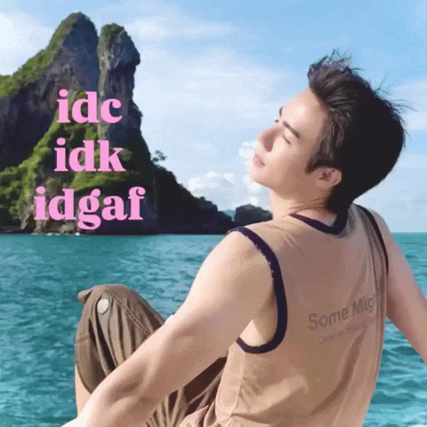 I Dont Care Idk GIF