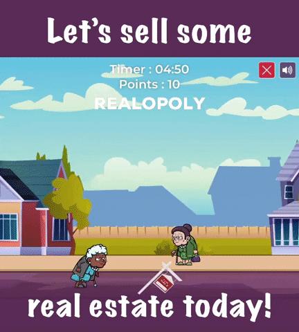 Selling Real Estate Agent GIF by Realopoly