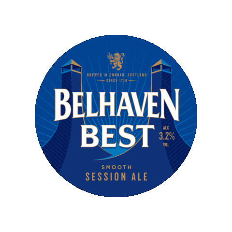 Beer Cheers Sticker by Belhaven Brewery