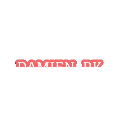 Damien RK Sticker