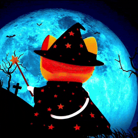 Halloween ねこ GIF