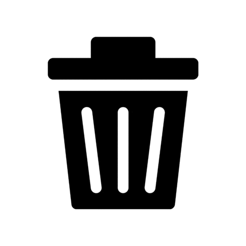 Trash Delete Sticker by Digital Pratik