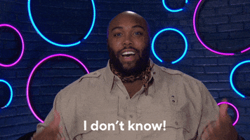 Diary Room I Dont Know GIF by Big Brother