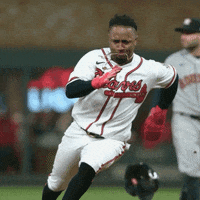 Atlanta Braves Running GIF by Jomboy Media