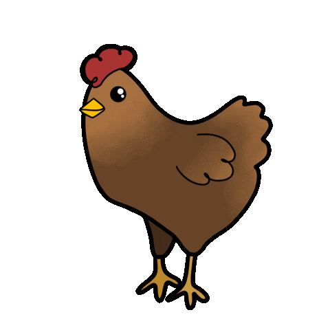 Chicken Egg Sticker