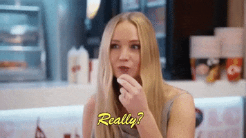 Confused Jennifer Lawrence GIF by Chicken Shop Date