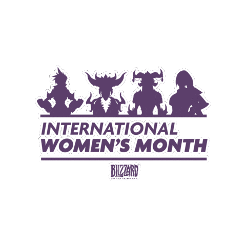 Womens History Month Powerup Sticker by Blizzard Entertainment