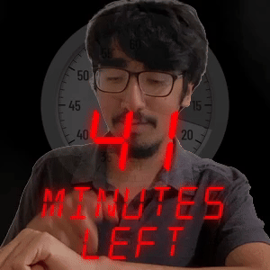 41 minutes left