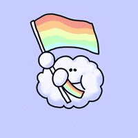Gay Pride Rainbow GIF by GIPHY Studios Originals