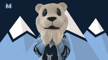 Scared Polar Bear GIF by Mimico Lacrosse