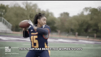 Womens Football GIF by PBS NewsHour