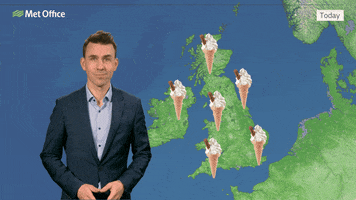 Summer Vacation GIF by Met Office weather