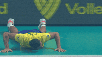Stretching Come On GIF by Volleyball World