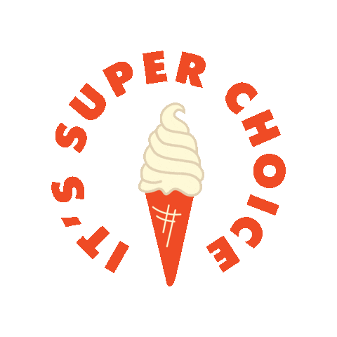 Far Out Ice Cream Sticker