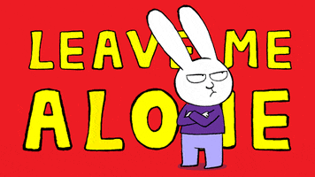 Leave Me Alone Reaction GIF by Simon Super Rabbit